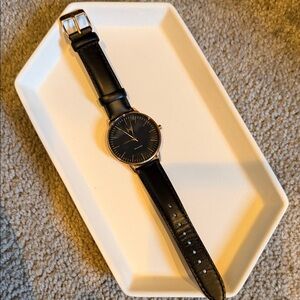 MVMT Boulevard Black Dial Watch | Rose Gold Case | Minimalist Watch